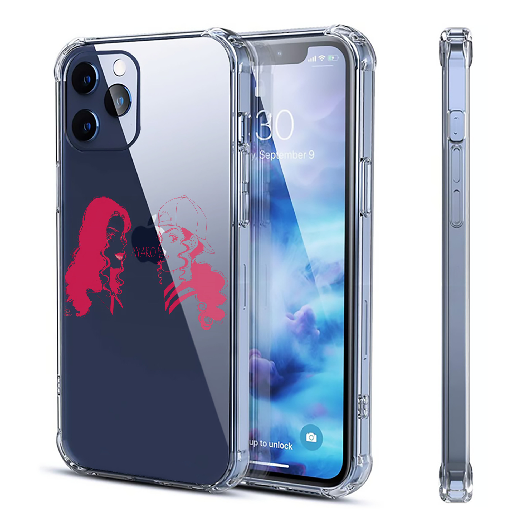 （画像用） SLAM DUNK／スラムダンク 【iPhone 12シリーズ対応】透明スマホケース（クリアソフトケース）